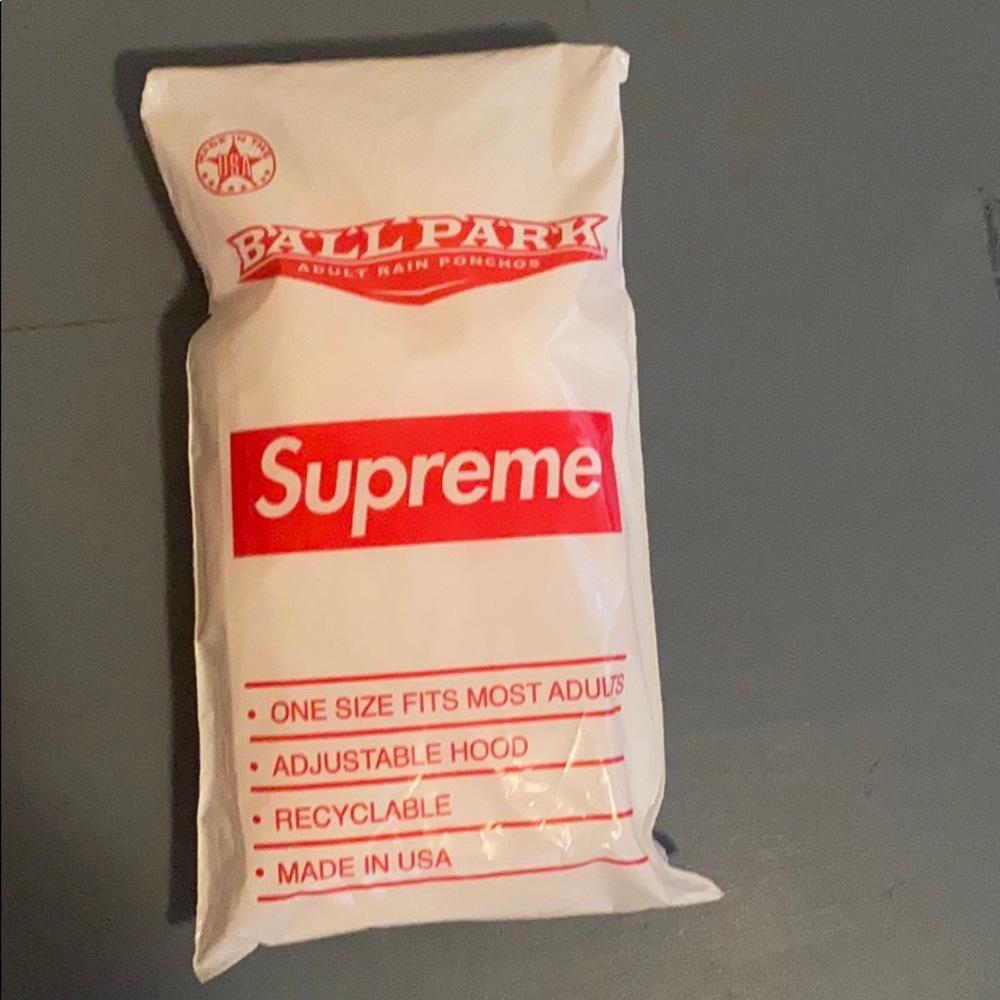 Supreme Ballpark Adult Rain Poncho